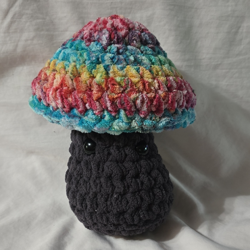 Colorful Mushroom Plush Home Accent